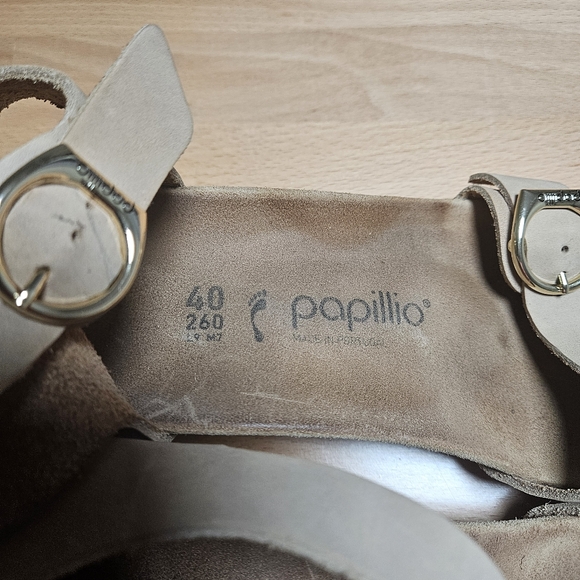Birkenstock Papillio Soley Nubuck Leather Sandals 40/9 - Picture 7 of 9